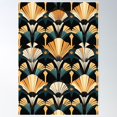 Art Deco - Glow And Structure Poster Wall Art Bedroom Wall Art ...