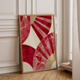 Art Deco Marble Abstract Geometric Luxury Fan Design Option Poster ...