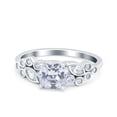 thumbnail image 1 of Art Deco Marquise Wedding Engagement Ring Size-5 Simulated CZ 925 Sterling Silver, 1 of 8