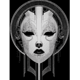 thumbnail image 1 of Art Deco Mask Canvas Print, Suitable for Living Room, Office, Bar, Hotel Lobby, Kitchen, Hallway, 1 of 8