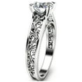 thumbnail image 1 of Art Deco Moissanite Filigree Engagement Ring, 1 of 3