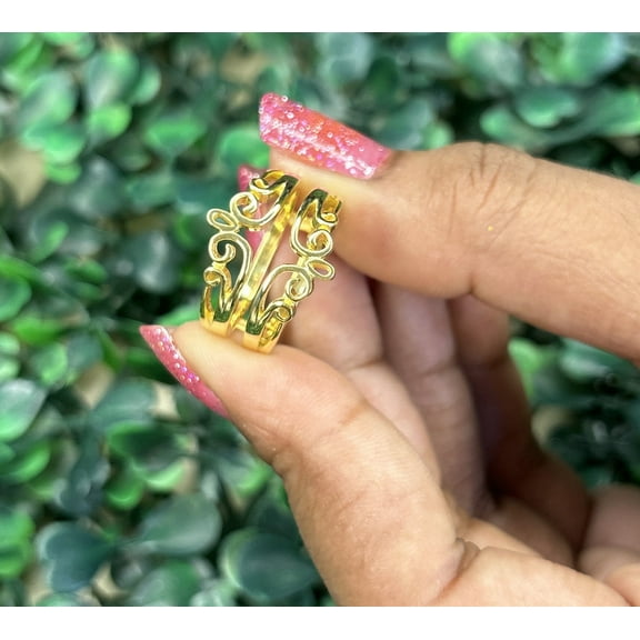 Art Deco Ring Guard Enhancer in 925 Sterling Silver Womens Ring - Engagement Ring