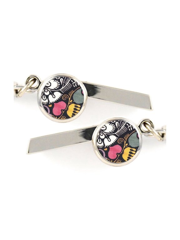 Art Deco Safety Whistle Keychain