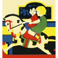 thumbnail image 1 of Art Deco Style Children On A Rocking Horse Print By Mary Evans Picture Librarypeter & Dawn Cope Collection, 1 of 3