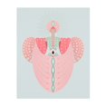 thumbnail image 1 of Art Deco lady - pink drape dress - Illustration Art Deco Geometric Modern Art Pattern Fashion Surrealism Abstract Unframed Wall Art Print 8 x 10 inches, 1 of 13