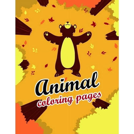 Art Design: Animals Coloring Pages: Funny Image for special occasion age 2-5, special design from Professsional Artist (Paperback)