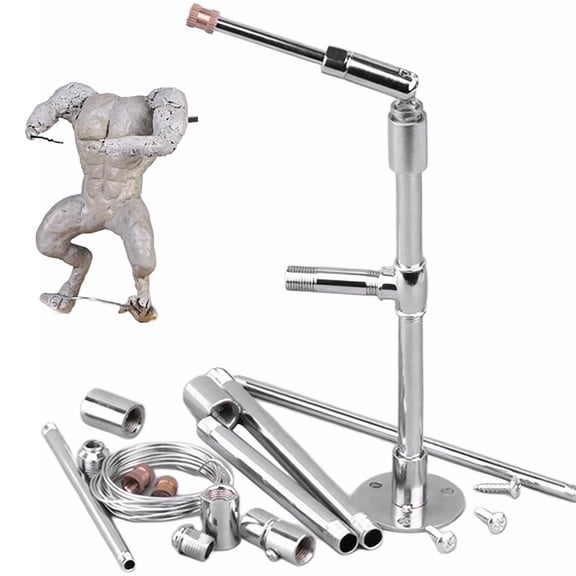 Art Display Stand With Reinforced Metal ArmatureConstruction For Studio Creations