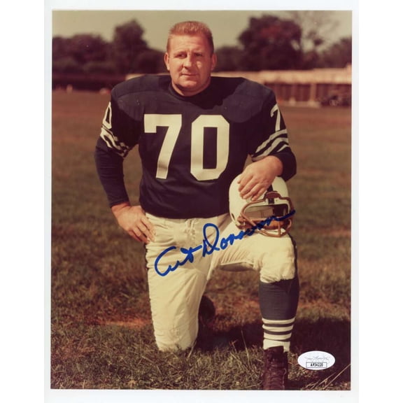 Art Donovan Colts Autographed Signed 8x10 Glossy Photo JSA Authentic