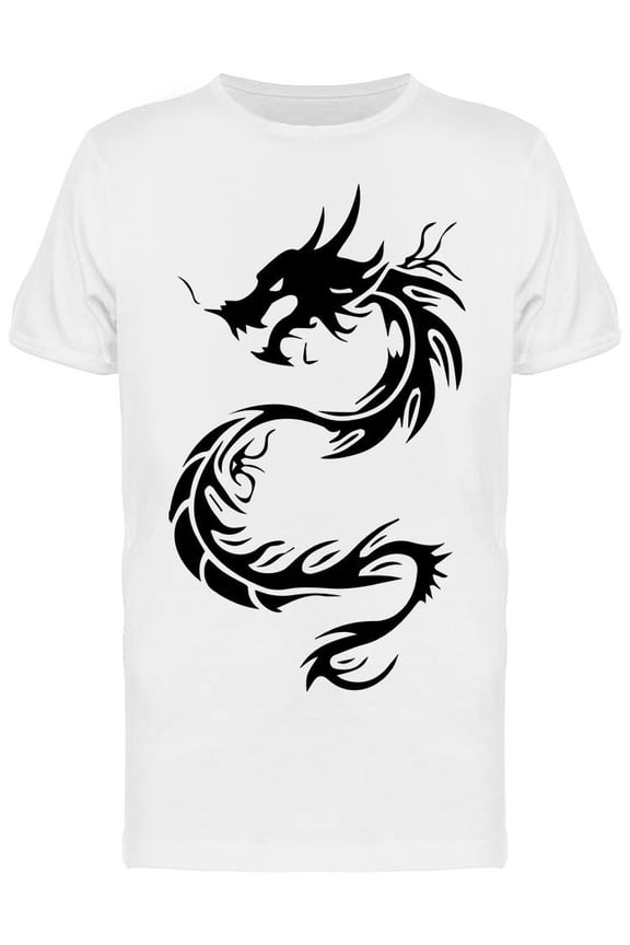 Art Dragon Tattoo T-Shirt Men -Image by Shutterstock, Male 3X-Large