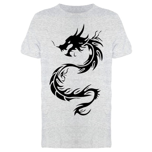 Art Dragon Tattoo T-Shirt Men -Image by Shutterstock, Male x-Large