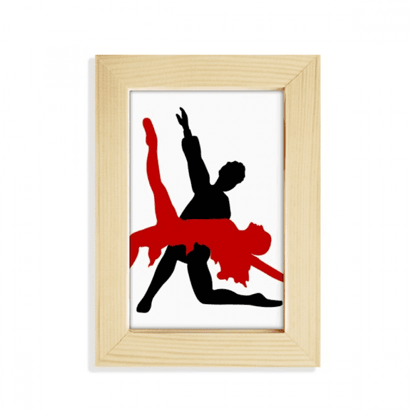 Art Duet Dance Social Dancing Desktop Display Photo Frame Picture Art Painting 5x7 inch