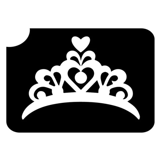 Art Factory Glitter Tattoo Stencil - Tiarra (5/pack), Temporary Tattoo Template for Kids Adults, Face Paint Stencil Body Art Stencil, Stencil for Face Painting, Party, Festival ,2.75'' x 1.9'' - Walmart Business Supplies art-factory-glitter-tattoo-stencil-tiarra-5-pack-temporary-tattoo-template-for-kids-adults-face-paint-stencil-body-art-stencil-stencil-for-face-painting-party-festival-2-75-x-1-9-walmart-business-supplies