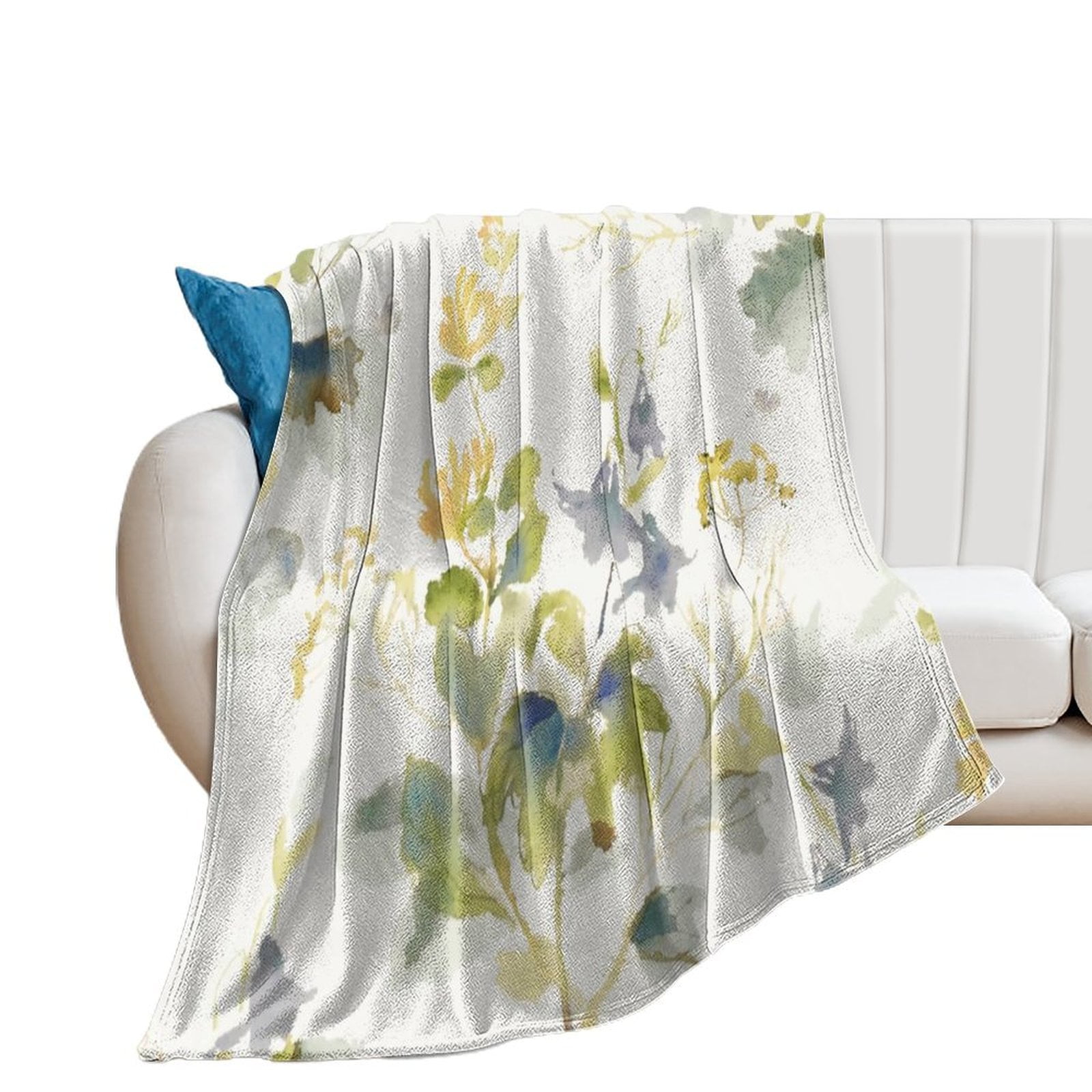 Picture of Art Flower Throw Blanket, Super Soft Warm Plush Blankets and Throws ...