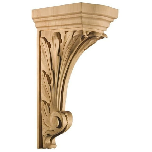 Art For Everyday ARCBL NA2 M Corbel Acanthus Maple, 4.75 x 7.87 x 13.75