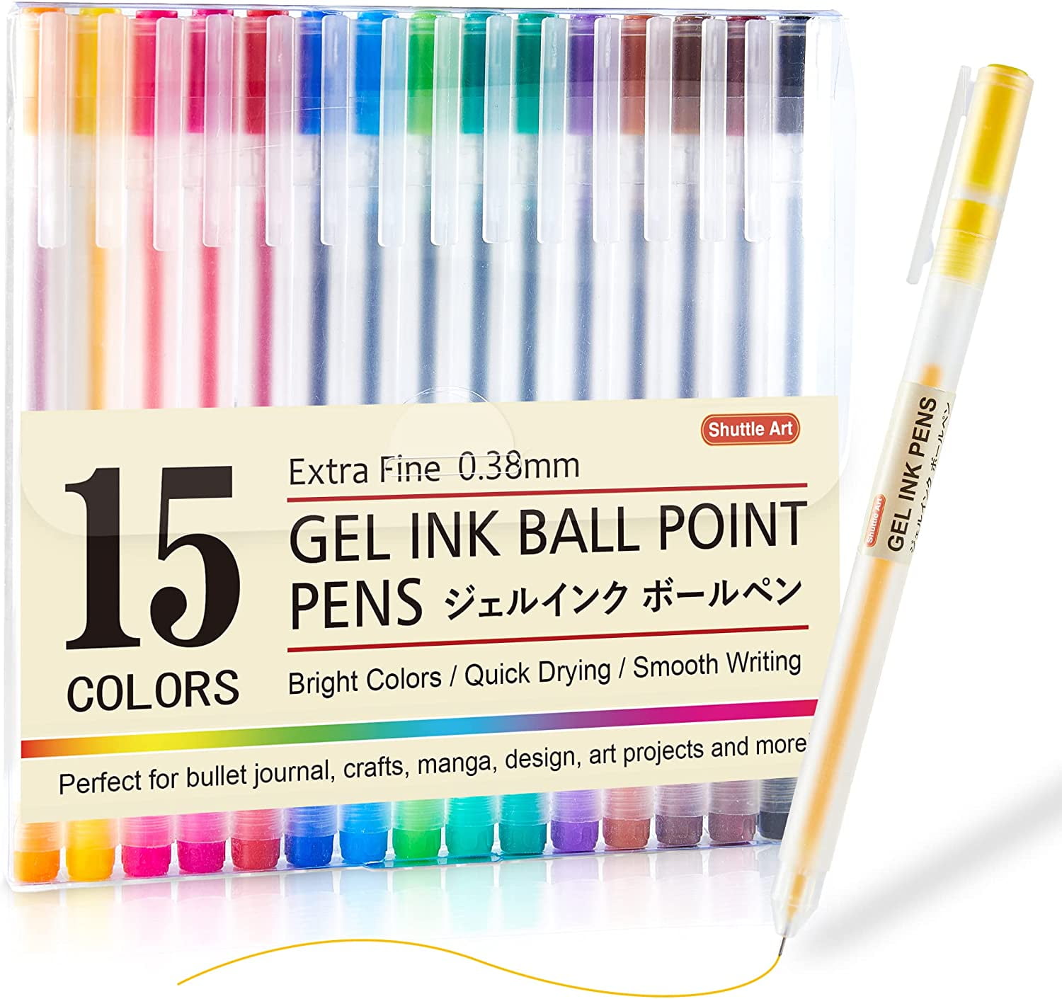  Gel Pens Fine Point Pens 0.5mm Ballpoint Pen Colored Fineliner  Pens Adults Kids Writin Office School Books Art Markers Drawing Doodling  Note taking Journaling Colorful Pen Japanese Stationary Supply 