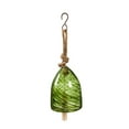 thumbnail image 1 of Art Glass Swirl Green Bell Chime, 1 of 2