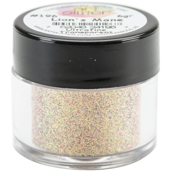 Art Glitter .008 Ultrafine Glitter .25oz-196 Lion's Mane