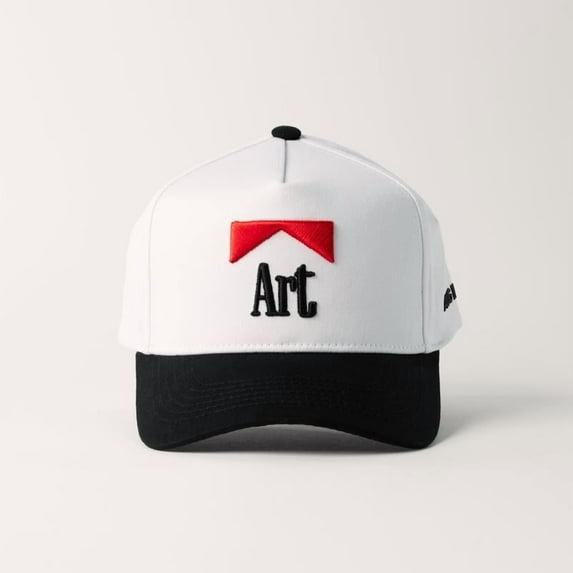 Art Hat, Adjustable Unisex Baseball Cap with Minimalist Graphic Embroidery, Perfect for Artists and Creative Enthusiasts, Ideal for Daily Wear, Exhibitions, and Street Style