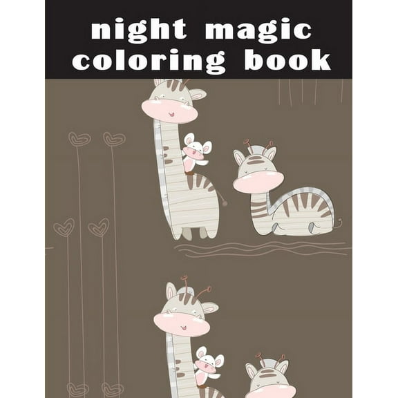 Art Hobbies: night magic coloring book: Christmas Book from Cute Forest Wildlife Animals (Paperback)