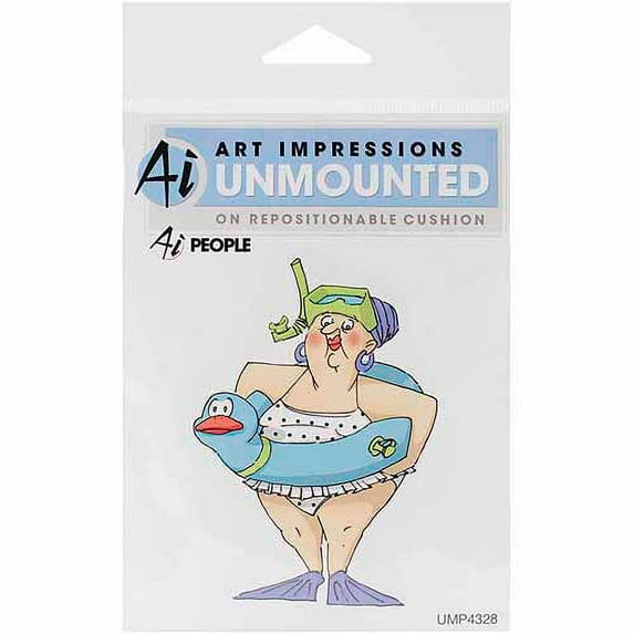 Art Impressions People Collection Cling Rubber Stamp