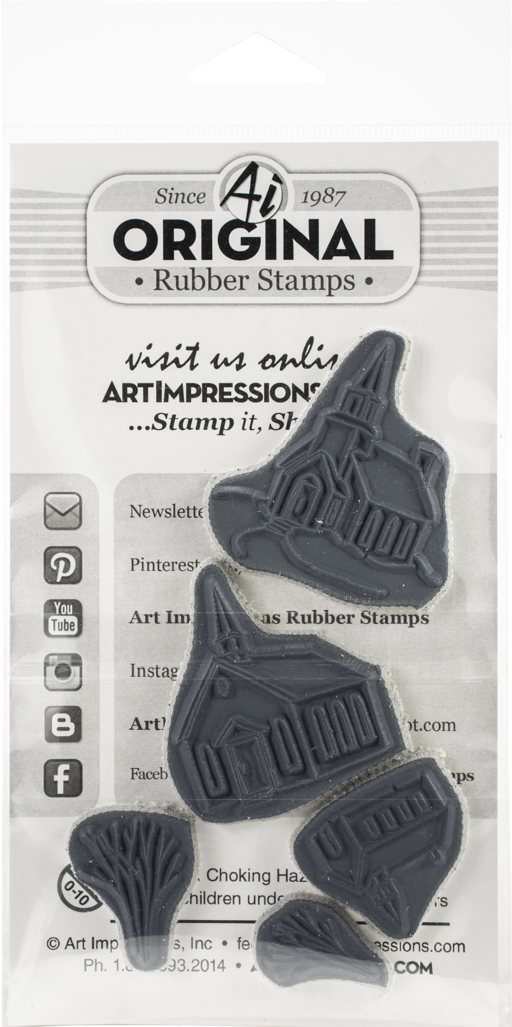 4 Pcs Double Layer Engraving Eraser Pvc Rubber Stamp Kit Linoleum