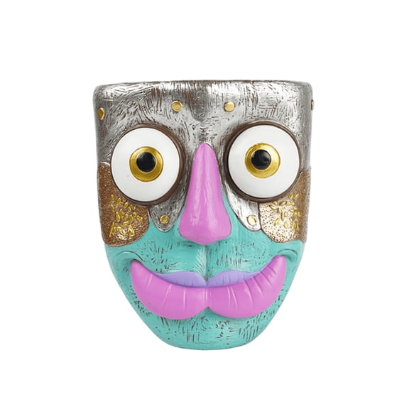 Art-Inspired Wall-Mounted Planter With Distinctive Lip, Succulent Hanging Pot, Creative Balcony Indoor Outdoor Decoration