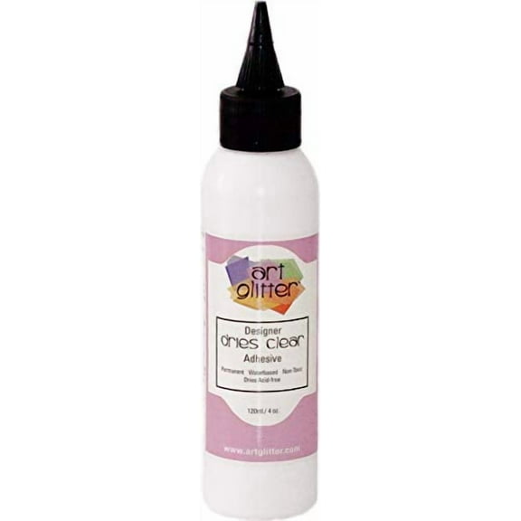 Art Institute Glitter Glue Designer Dries Clr 4oz