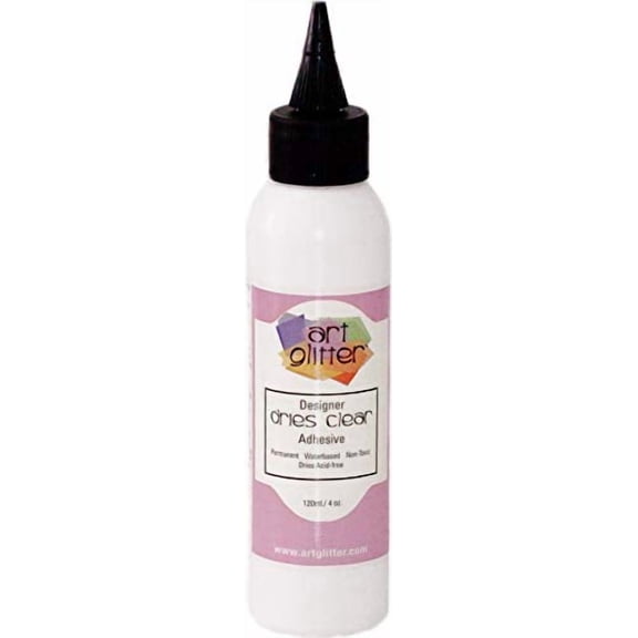 Art Glitter Designer Dries Clear Adhesive Craft Glue 4 oz