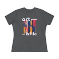 thumbnail image 1 of "Art Is Life" Women's Cotton Graphic Tee, 1 of 4