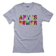 thumbnail image 1 of Art Is Power - Simple Powerful Artistic Large Print Men's Grey T-Shirt, 1 of 2