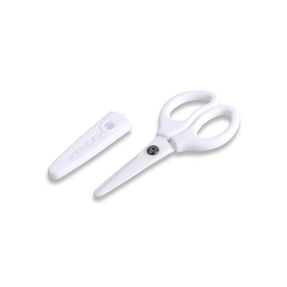 Art Judaica 60506 5.5 in. Ceramic Scissors - White