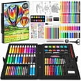 thumbnail image 1 of Art Kit, Vigorfun 181 Piece Drawing Painting Art Supplies for Kids Girls Boys Teens, Gifts Art Set Case Includes Oil Pastels, Crayons, Colored Pencils, Watercolor Cakes (Black), 1 of 7