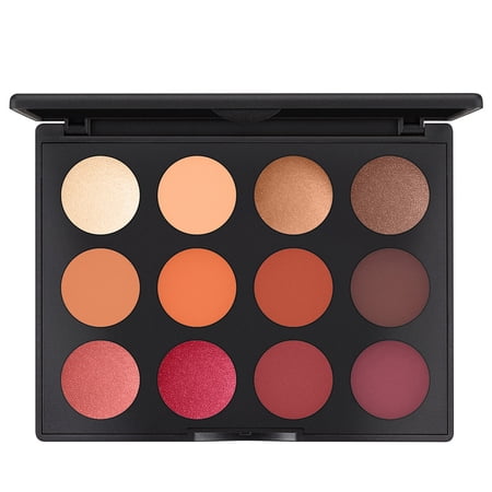MAC COSMETICS COLOR PALETTE 0.6 OZ MAC COSMETICS/ART LIBRARY: FLAME-BOYANT 0.6 OZ (17.2 ML) VALUE $84 12 EYE SHADOW SHADES