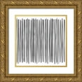 thumbnail image 1 of Art Licensing Studio 12x12 Gold Ornate Wood Framed with Double Matting Museum Art Print Titled - Aerial Lines, 1 of 4