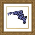 thumbnail image 1 of Art Licensing Studio 12x12 Gold Ornate Wood Framed with Double Matting Museum Art Print Titled - Maryland, 1 of 4