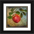 thumbnail image 1 of Art Licensing Studio 15x15 Black Ornate Wood Framed with Double Matting Museum Art Print Titled - From The Grove Apple, 1 of 4
