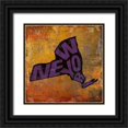 thumbnail image 1 of Art Licensing Studio 15x15 Black Ornate Wood Framed with Double Matting Museum Art Print Titled - New York, 1 of 4