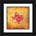 thumbnail image 1 of Art Licensing Studio 15x15 Black Ornate Wood Framed with Double Matting Museum Art Print Titled - Sweet Texas, 1 of 4