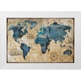 thumbnail image 1 of Art Licensing Studio 18x13 White Modern Wood Framed Museum Art Print Titled - A Connected World, 1 of 4