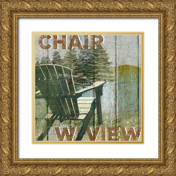 Art Licensing Studio 20x20 Gold Ornate Wood Framed with Double Matting Museum Art Print Titled - Open Season Viewing