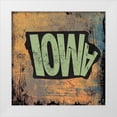 thumbnail image 1 of Art Licensing Studio 20x20 White Modern Wood Framed Museum Art Print Titled - Iowa, 1 of 4
