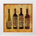 thumbnail image 1 of Art Licensing Studio 20x20 White Modern Wood Framed Museum Art Print Titled - The Wine Up II, 1 of 4