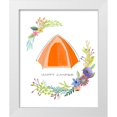 thumbnail image 1 of Art Licensing Studio 20x24 White Modern Wood Framed Museum Art Print Titled - Sweet Adventure Tent, 1 of 4