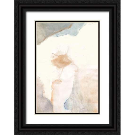 Art Licensing Studio 23x32 Black Ornate Wood Framed with Double Matting Museum Art Print Titled - Water flow 7