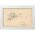 thumbnail image 1 of Art Licensing Studio 24x17 White Modern Wood Framed Museum Art Print Titled - Double Daisies, 1 of 4