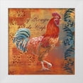 thumbnail image 1 of Art Licensing Studio 26x26 White Modern Wood Framed Museum Art Print Titled - Coq Motifs IV, 1 of 4