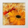 thumbnail image 1 of Art Licensing Studio 26x26 White Modern Wood Framed Museum Art Print Titled - Golden Gerbera II, 1 of 4