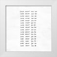 thumbnail image 1 of Art Licensing Studio 26x26 White Modern Wood Framed Museum Art Print Titled - Love what you do, 1 of 4