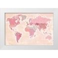 thumbnail image 1 of Art Licensing Studio 32x23 White Modern Wood Framed Museum Art Print Titled - World of patterns, 1 of 4