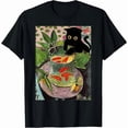 thumbnail image 1 of Art Lover Graphic Tee T-Shirt Cotton Top Soft Breathable Regular Fit Casual Short Sleeve Crew Neck Black S-5XL, 1 of 5
